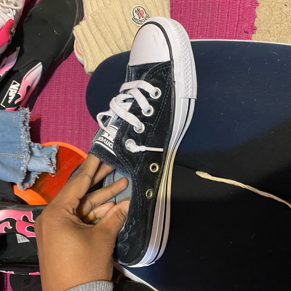 Velvet Black Converse
